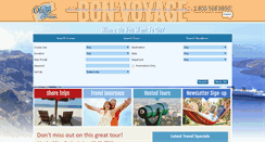 Desktop Screenshot of chuckolsontours.com